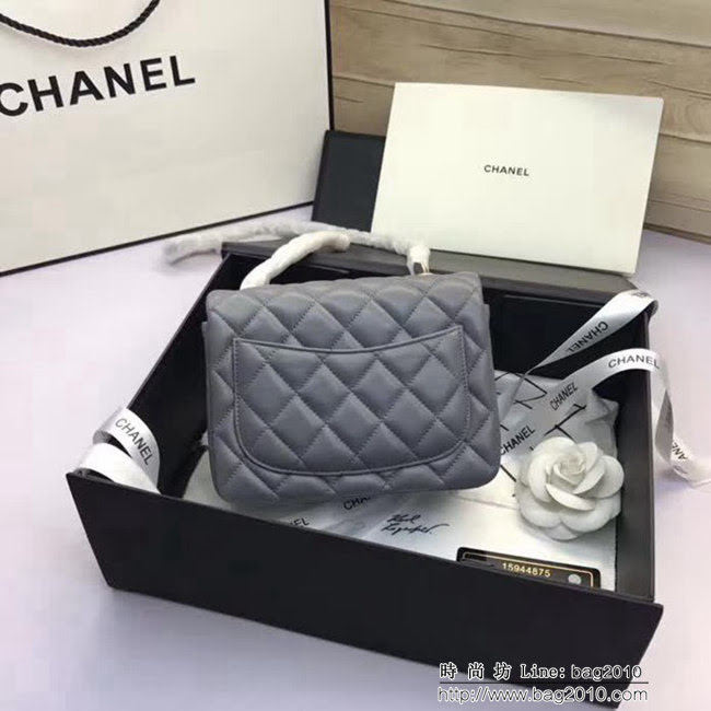 香奈兒CHANEL 升級版A1115進口小羊皮金銀鏈條單肩斜挎包 DSC1629